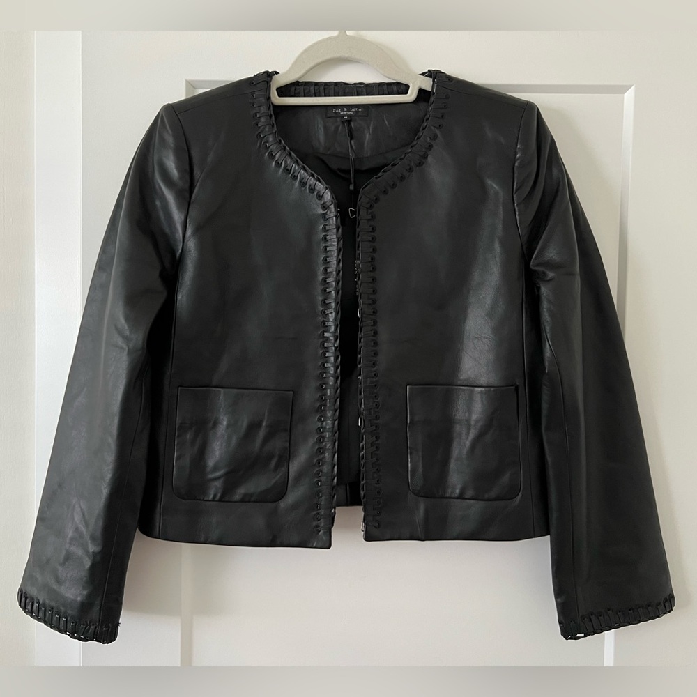 rag & bone Chloe Leather Jacket - Picture 3 of 5